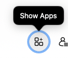 Show apps button