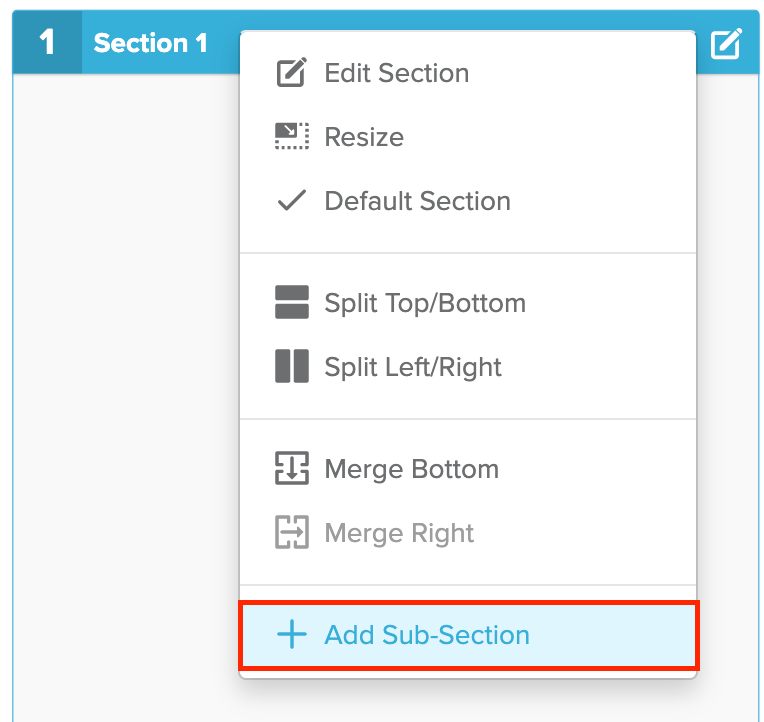 Adding a sub section in Stormboard