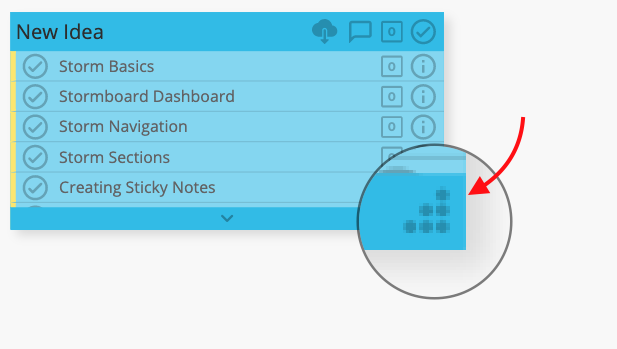 resizing an index card