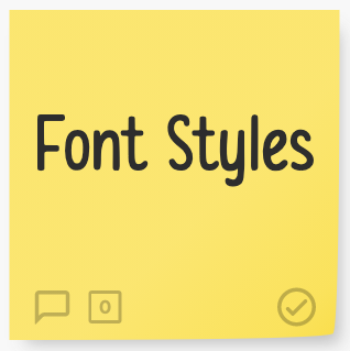 Ante font style