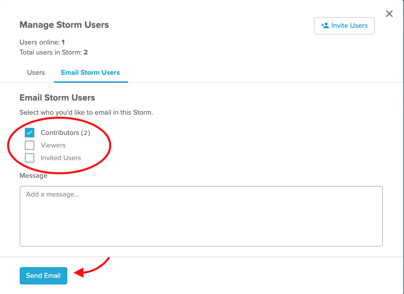 Managing Storm users and contributors