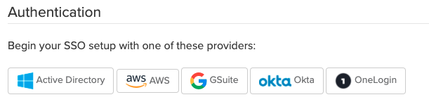 List of SSO providers
