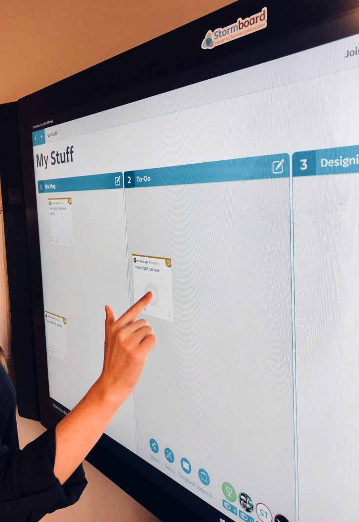 Using Stormboard on Microsoft Surface hub